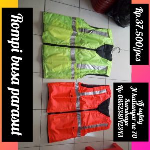 Rompi busa bahan parasut