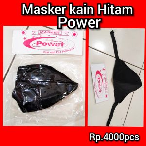 Masker kain hitam