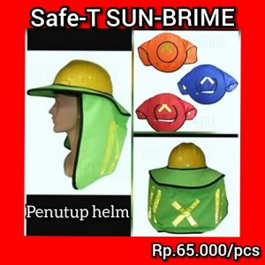 Sun brim penutup helm proyek