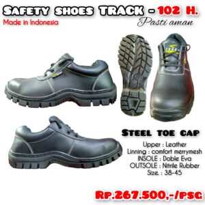 SAFETY shoes track tipe 102 Hitam