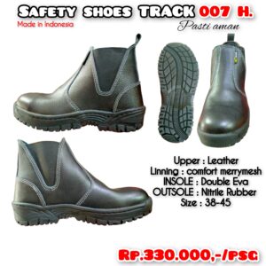 SAFETY shoes track tipe 007 hitam