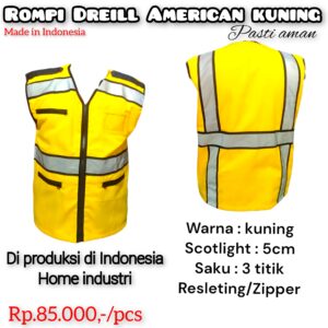 Rompi proyek Dreill American warna kuning