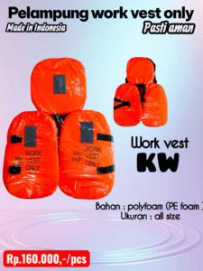 Pelampung workvest only kw